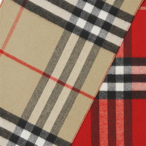 burberry contrast check cashmere scarf|burberry cashmere scarf outlet.